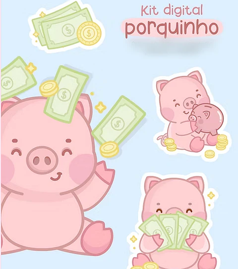 Porquinho - Kit Digital