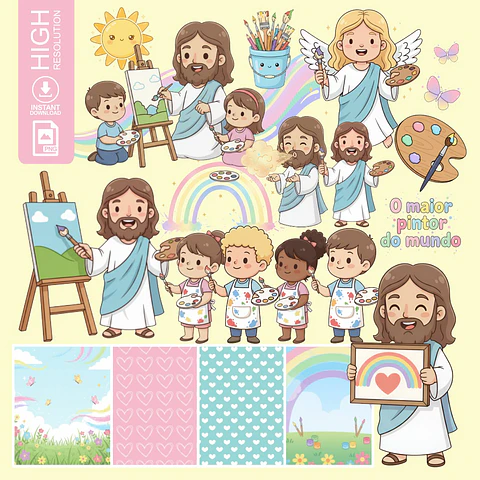 O Maior Pintor do Mundo Aquarela- Kit Digital  