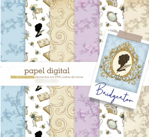 Papel Digital Bridgerton- Kit Digital