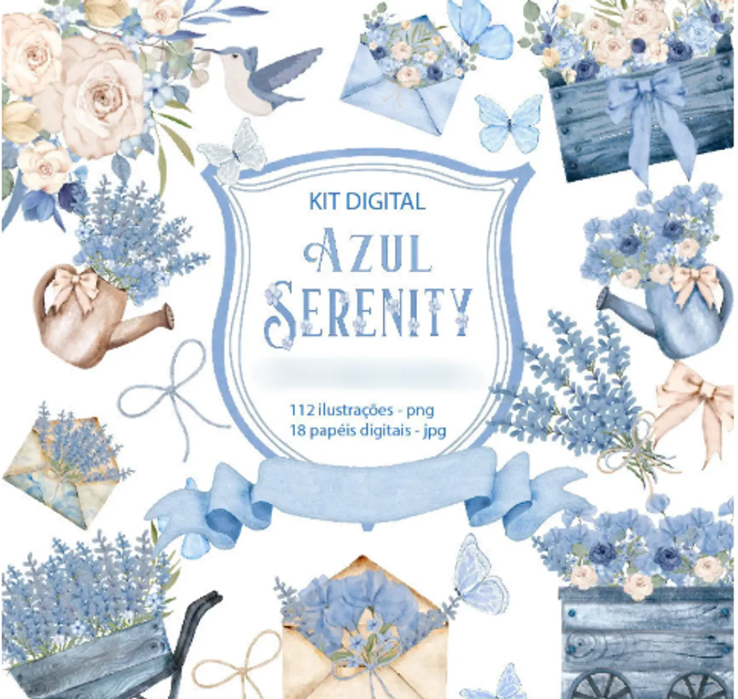 Azul Serenity- Kit Digital 1