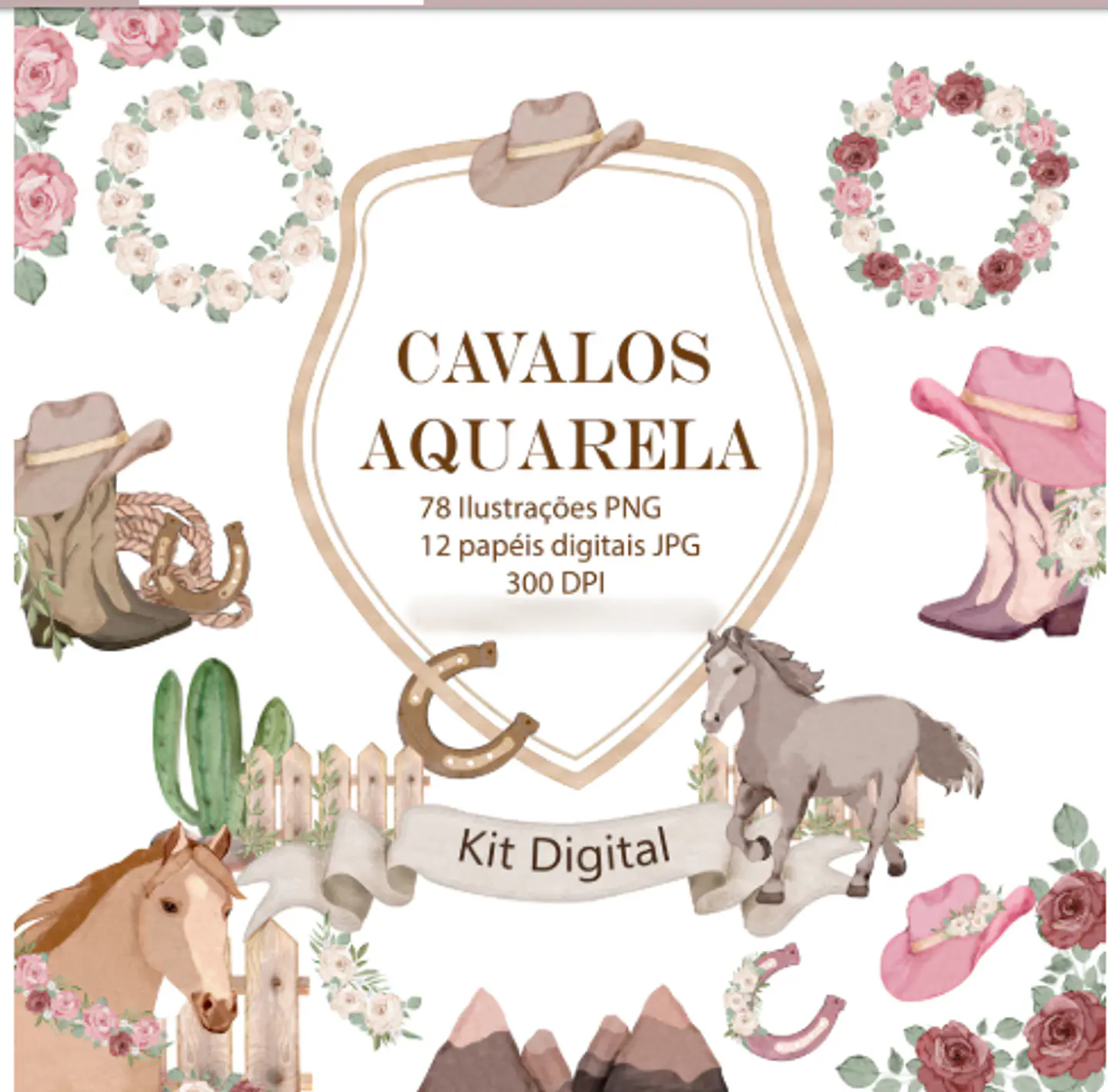 Cavalos- Kit Digital 1