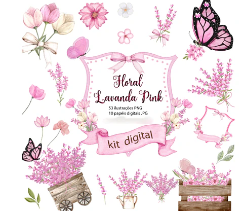 Lavanda - Kit Digital 