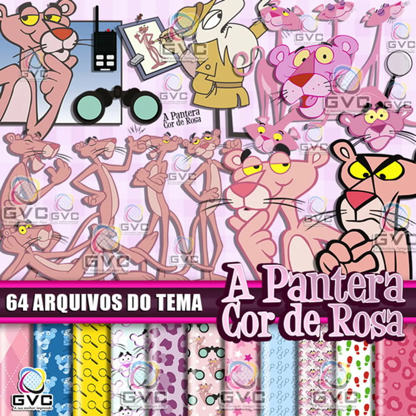  A Pantera Cor de Rosa- Kit Digital     1