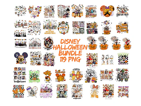 Pacote de Halloween Mouse e Amigos- Kit Digital  