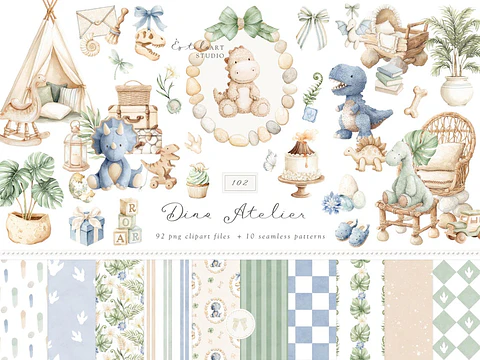 Dino Atelier - Kit Digital 