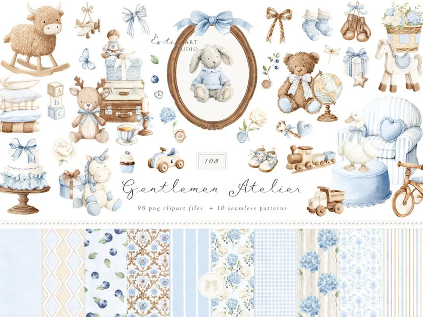 Gentlemen Atelier - Kit Digital  1