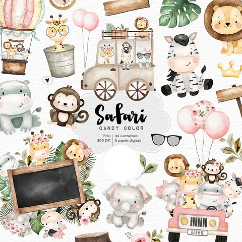 Safari Candy Color- Kit Digital