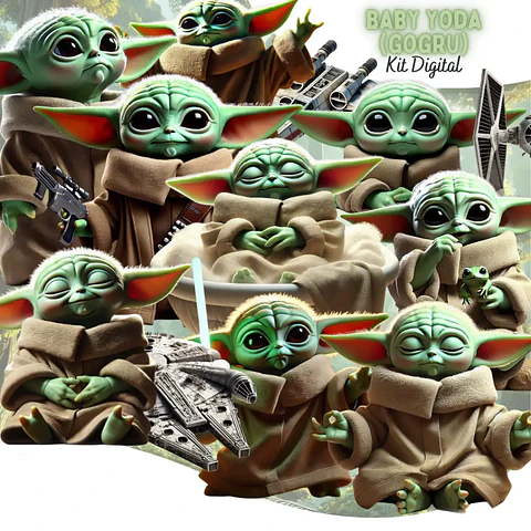 Baby Yoda - Kit Digital 
