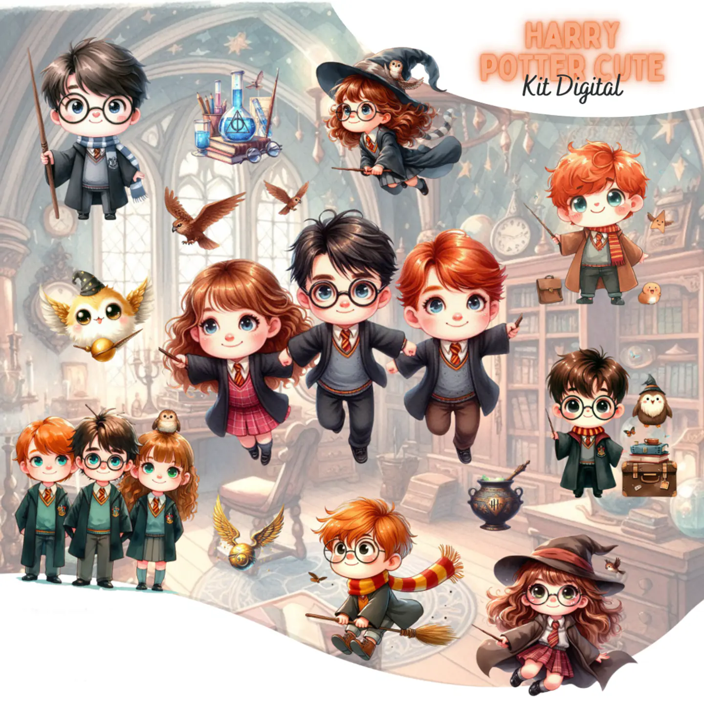 Harry Potter Cute- Kit Digital  1