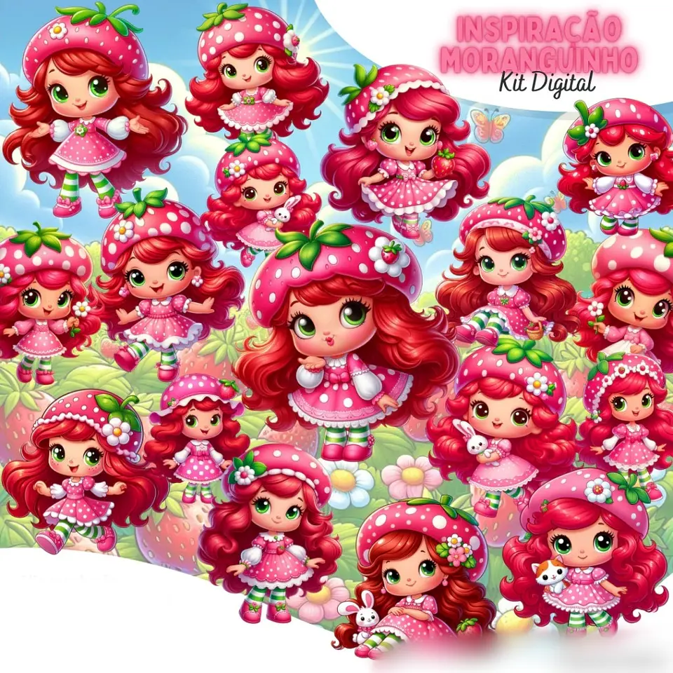 Moranguinho 3D- Kit Digital     1