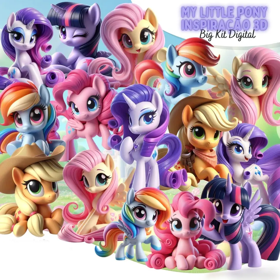 My Little Pony 3D- Kit Digital   1