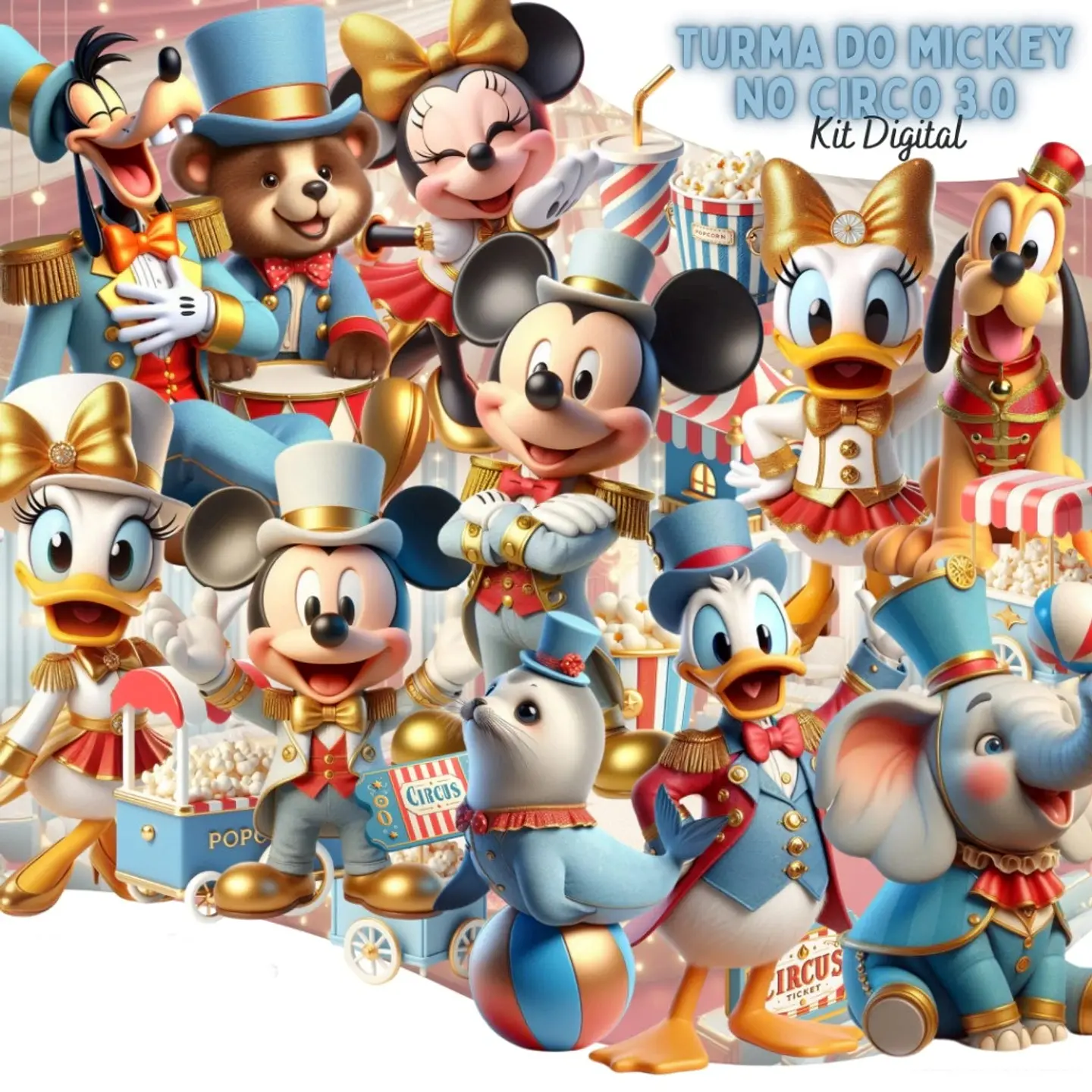 Turma do Mickey no Circo 3.0- Kit Digital   1