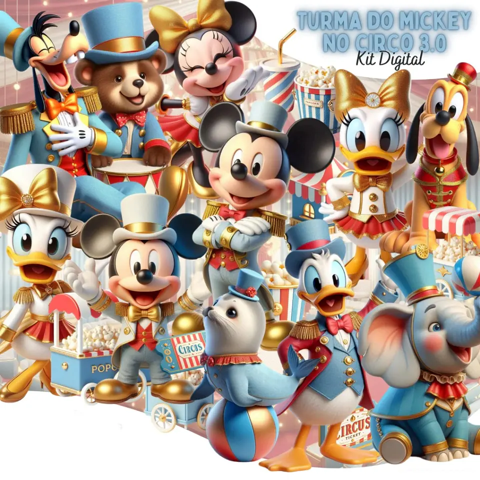 Turma do Mickey no Circo 3.0- Kit Digital   1