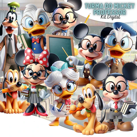 Turma do Mickey Professor- Kit Digital 