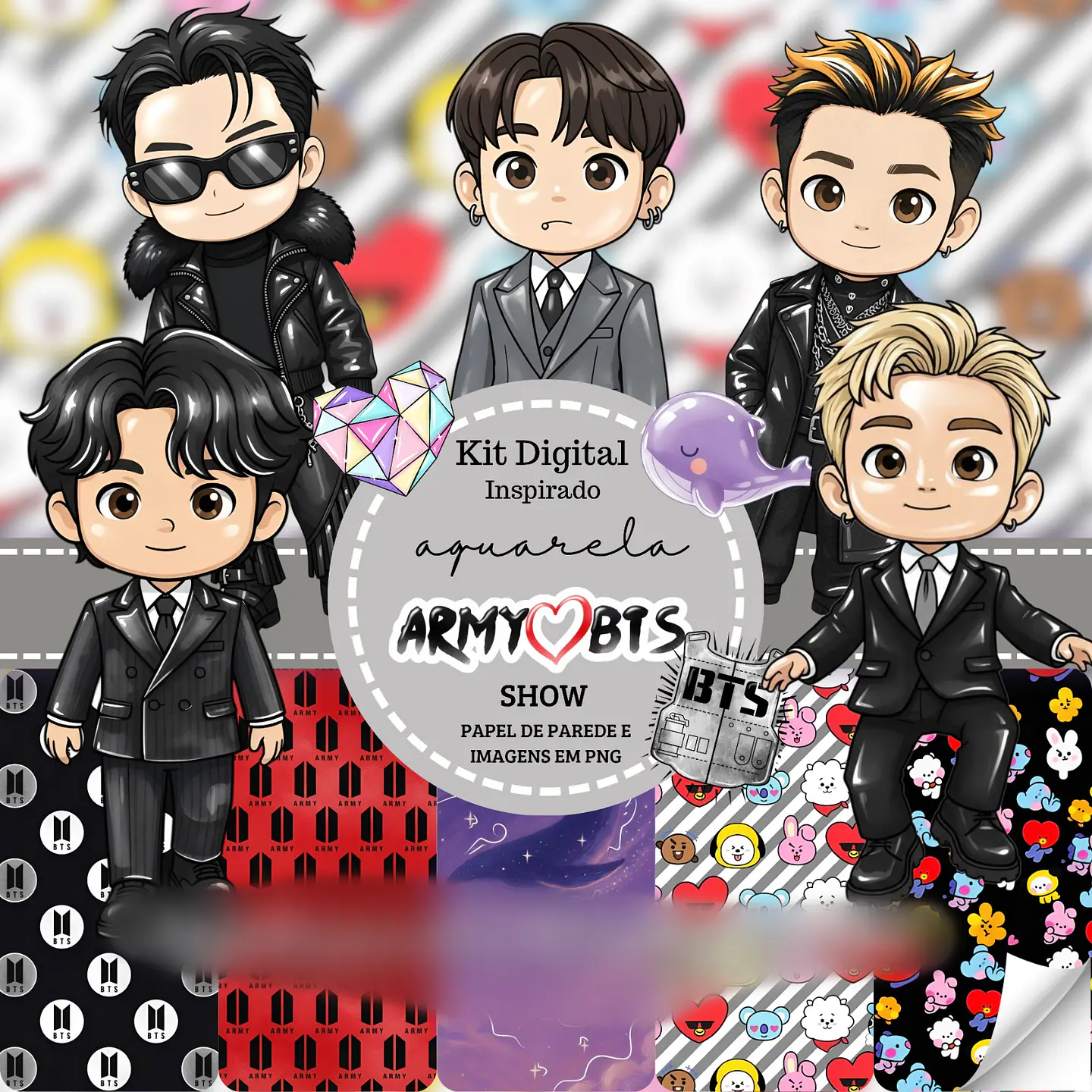 Inspirado Bts Show- Kit Digital    1