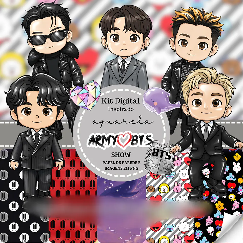 Inspirado Bts Show- Kit Digital    1