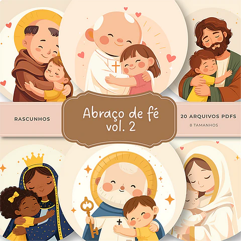 Abraço de fé - Kit Digital   