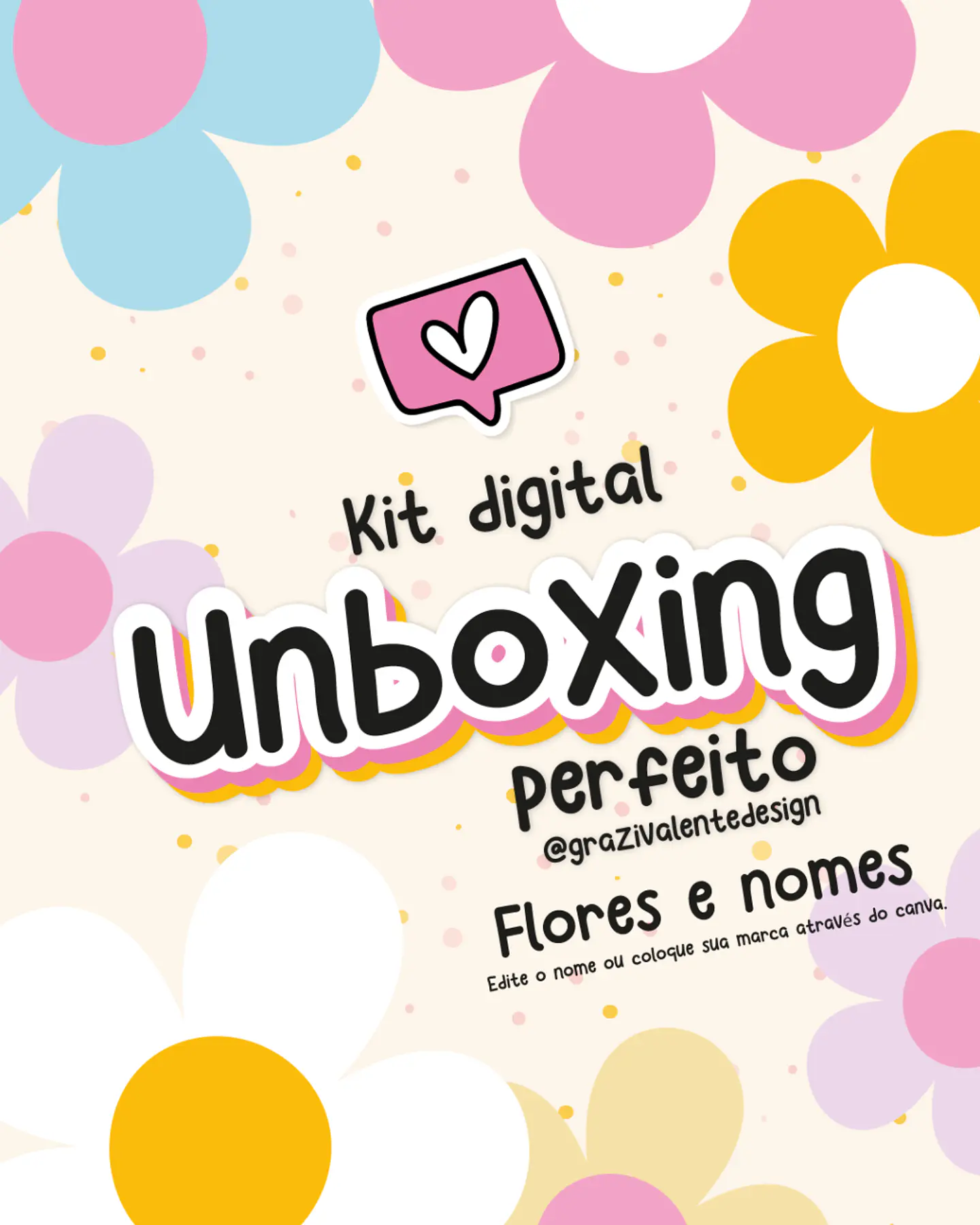  Unboxing Perfeito Flores e nomes-2025- Kit Digital  1