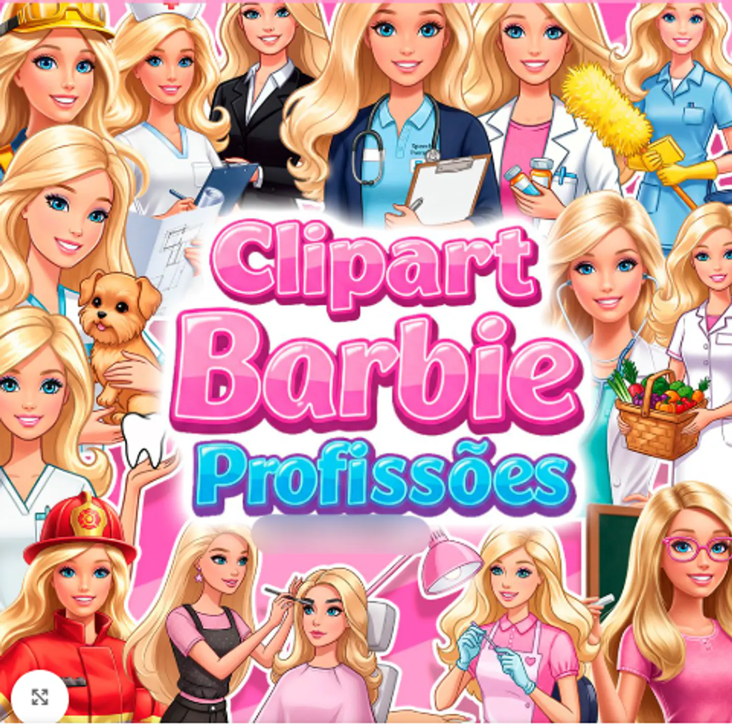 Barbie Profissões- Kit Digital  1