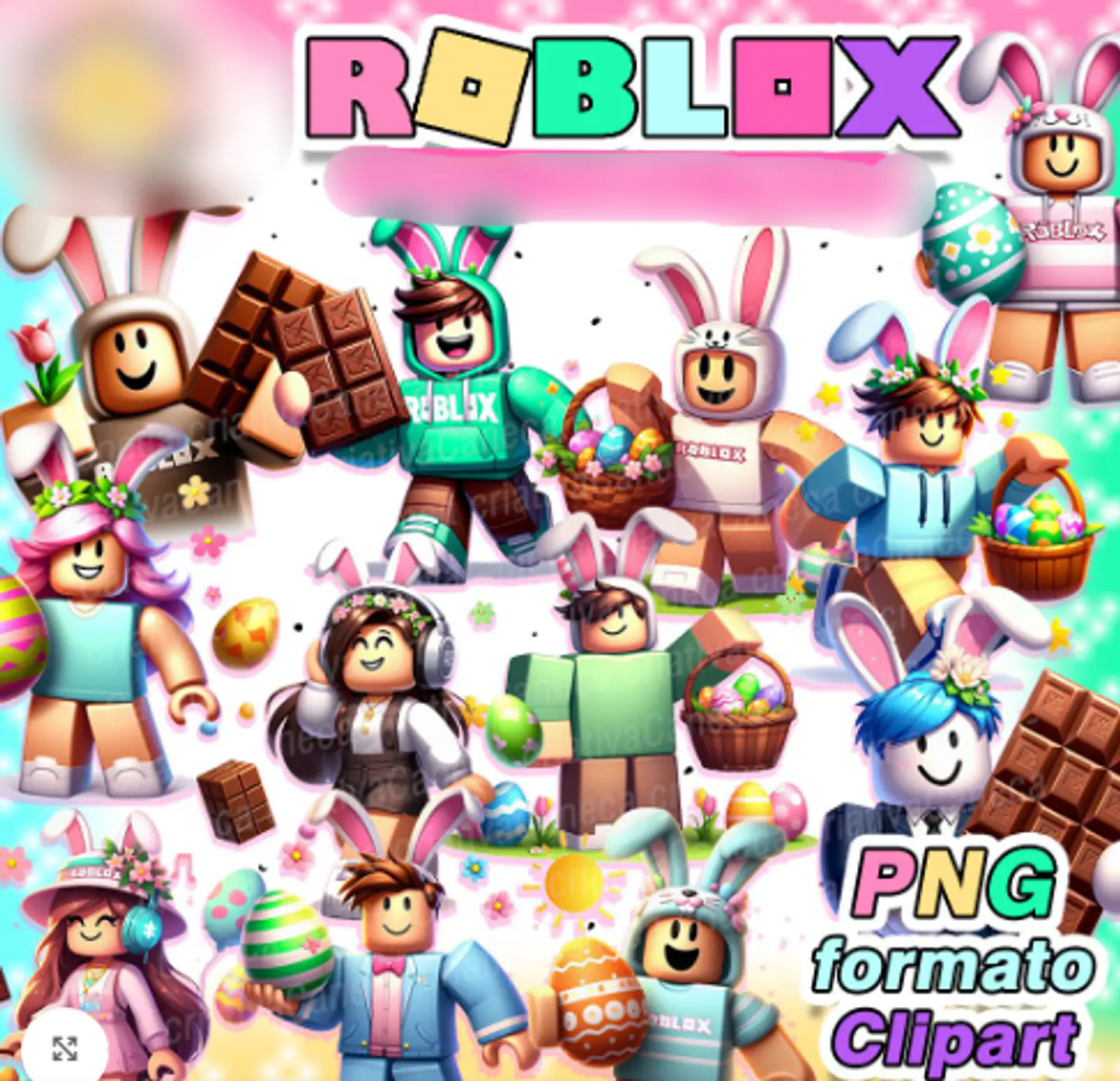 Roblox Páscoa- Kit Digital   1