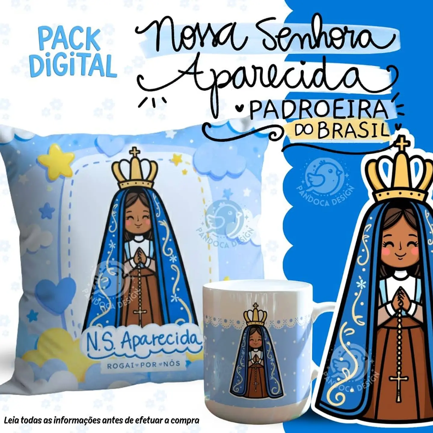 Mini Pack Digital Nossa Senhora Aparecida 2025- Kit Digital   1