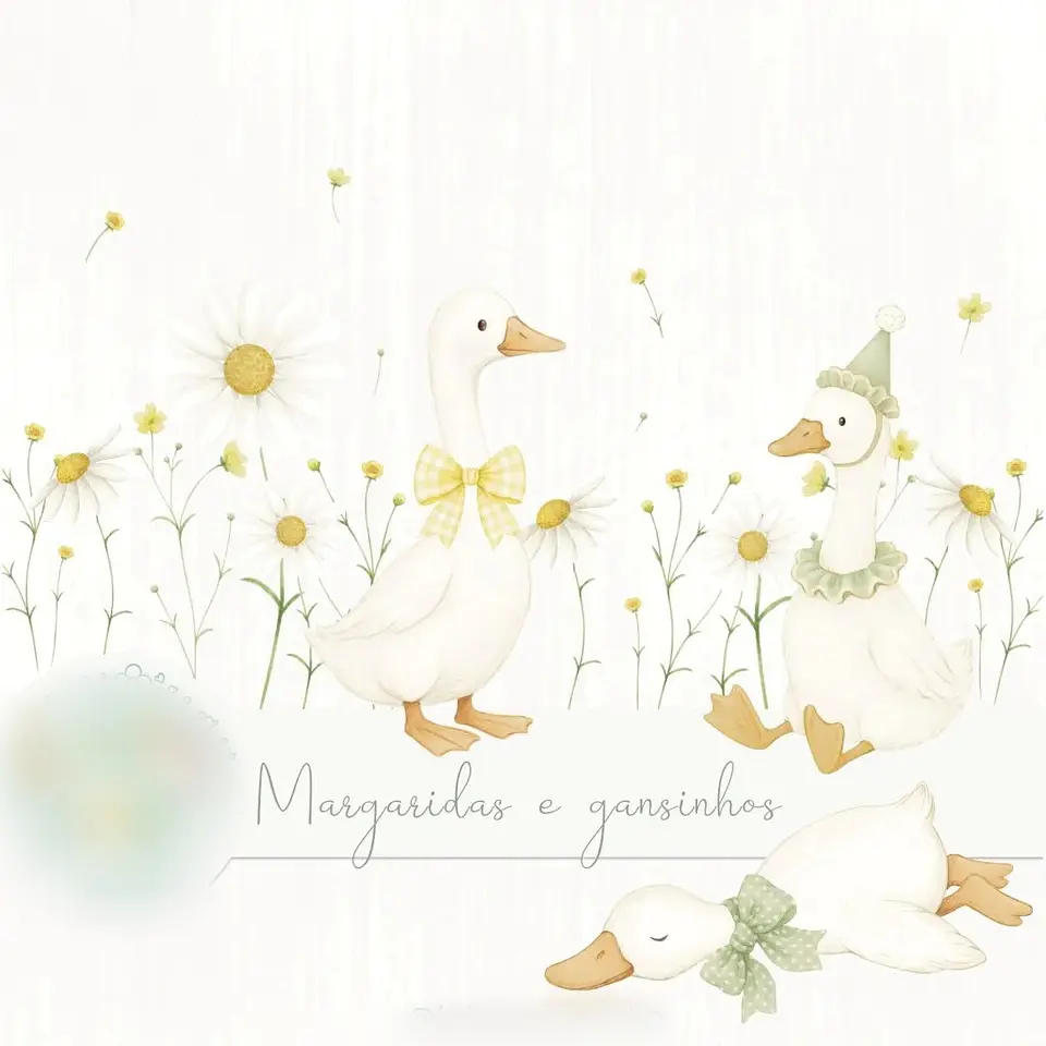 Magaridas e Gansinhos – Ilustrações- Kit Digital  1
