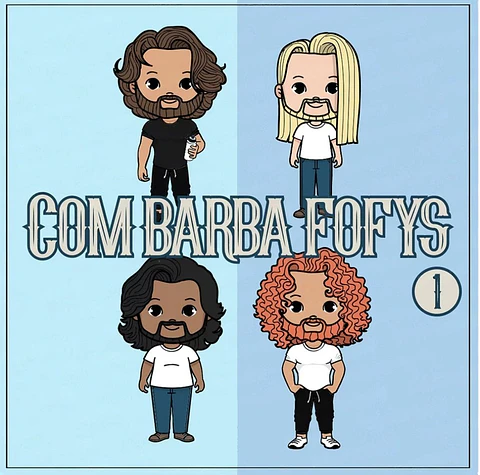 Com Barba Fofys 01- Kit Digital  