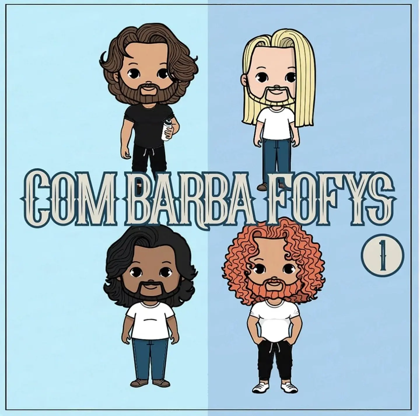 Com Barba Fofys 01- Kit Digital   1