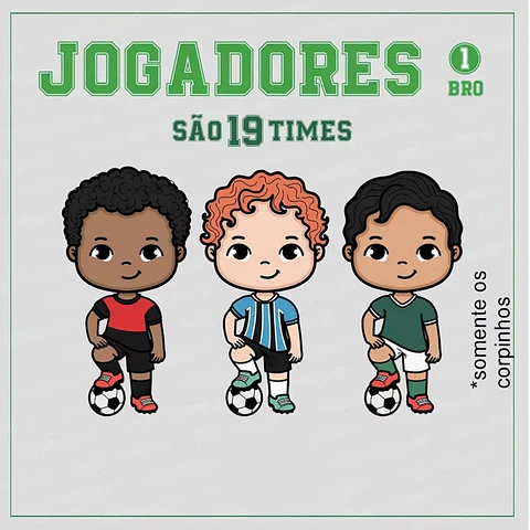 Kit Futebol Bola no Pé bro- Kit Digital  