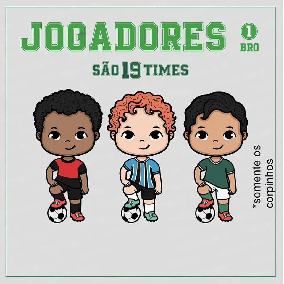 Kit Futebol Bola no Pé bro- Kit Digital   1