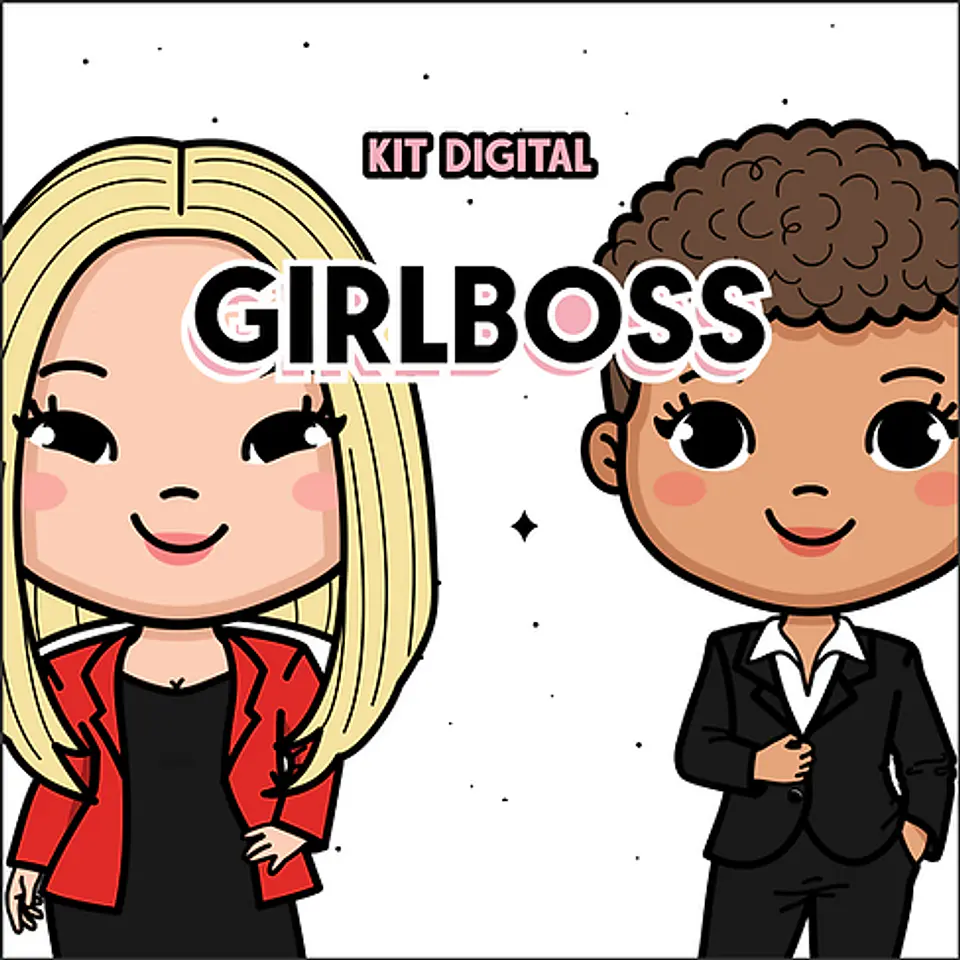Kit Girlboss Fofys Design- Kit Digital   1