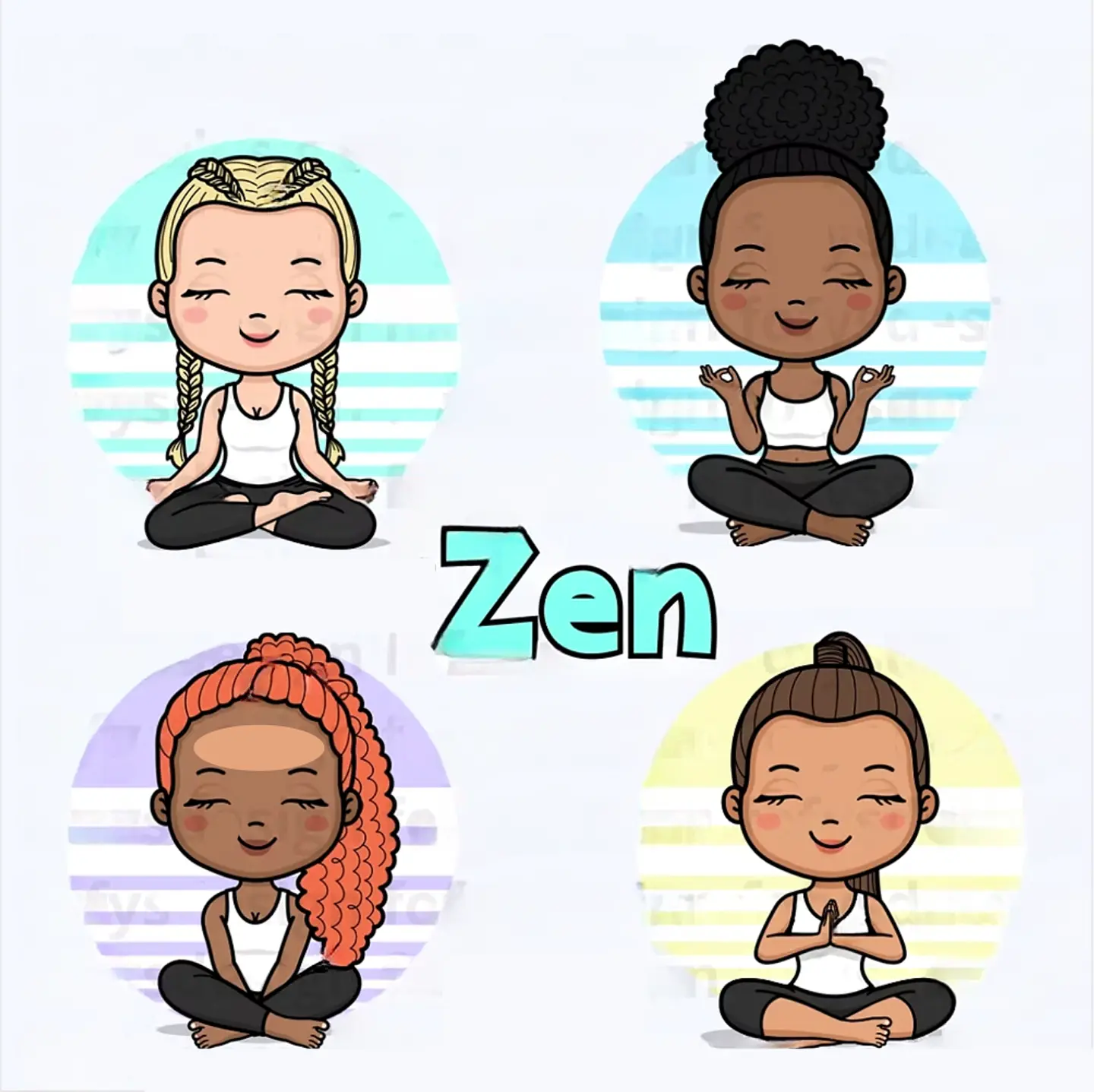 Mulheres Zen Fofys- Kit Digital   1