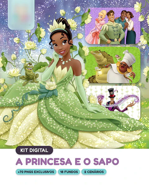 A Princesa e o Sapo- Kit Digital