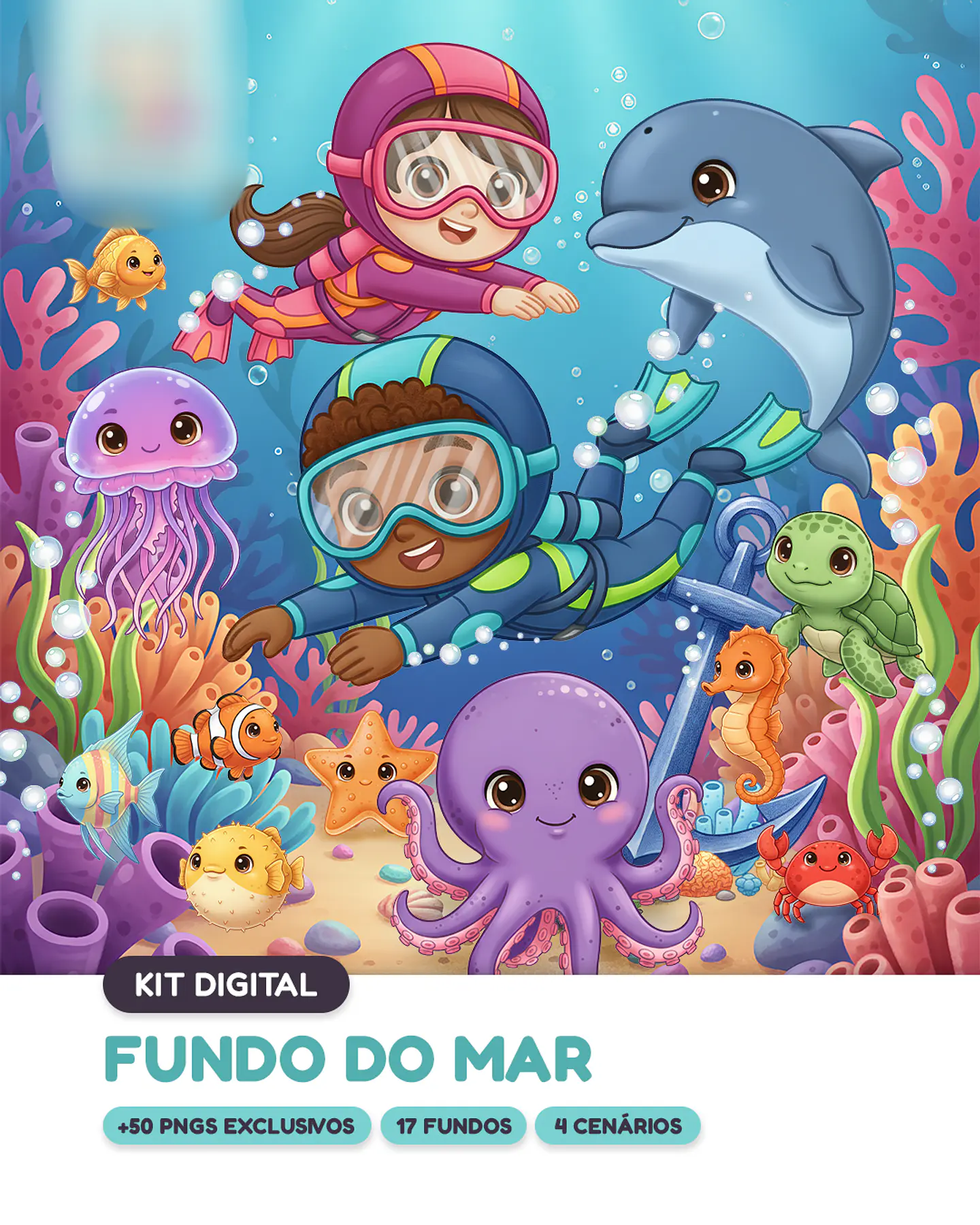 Fundo do Mar- Kit Digital  1