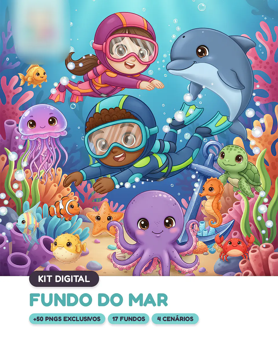 Fundo do Mar- Kit Digital  1