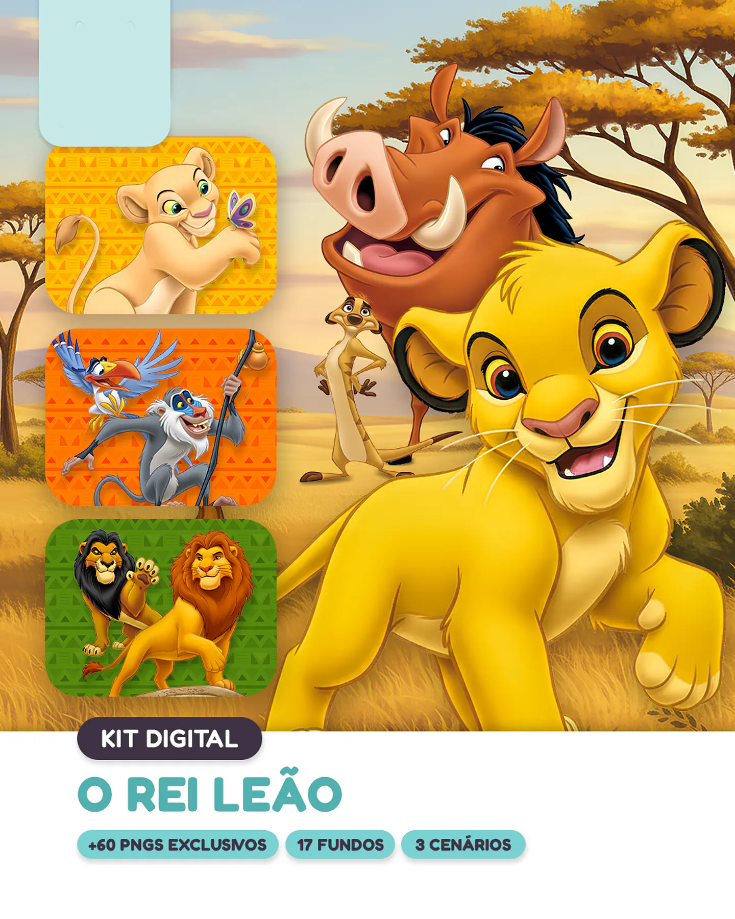 O Rei Leão- Kit Digital  1