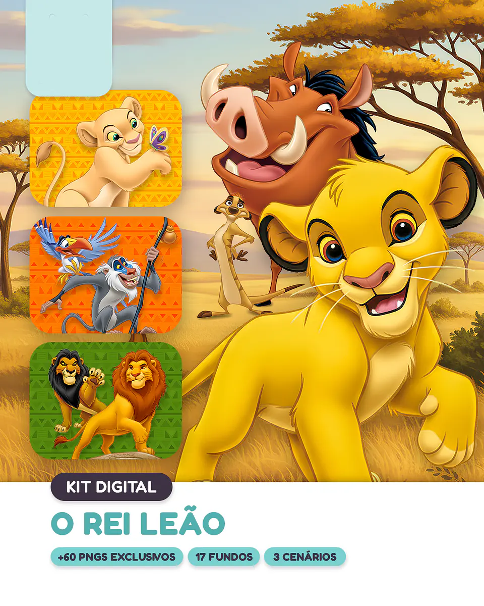 O Rei Leão- Kit Digital  1