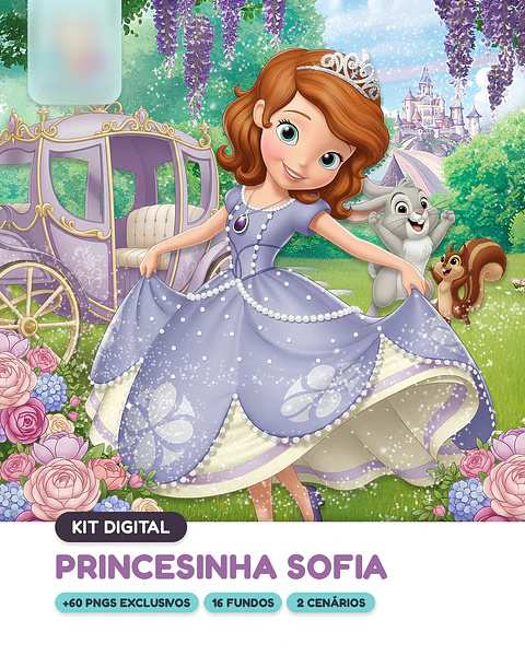 Princesinha Sofia- Kit Digital 