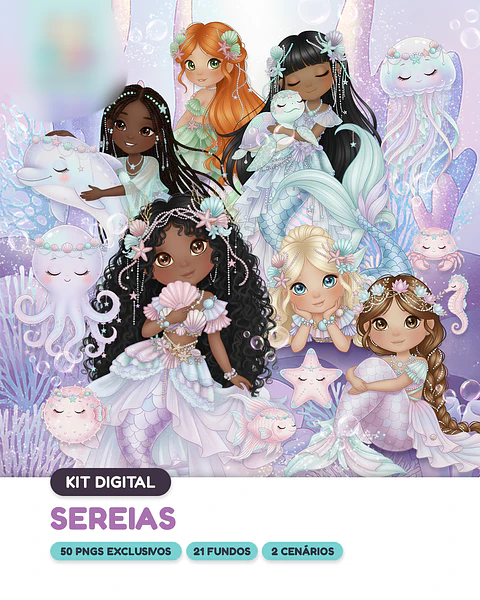 Sereias- Kit Digital   