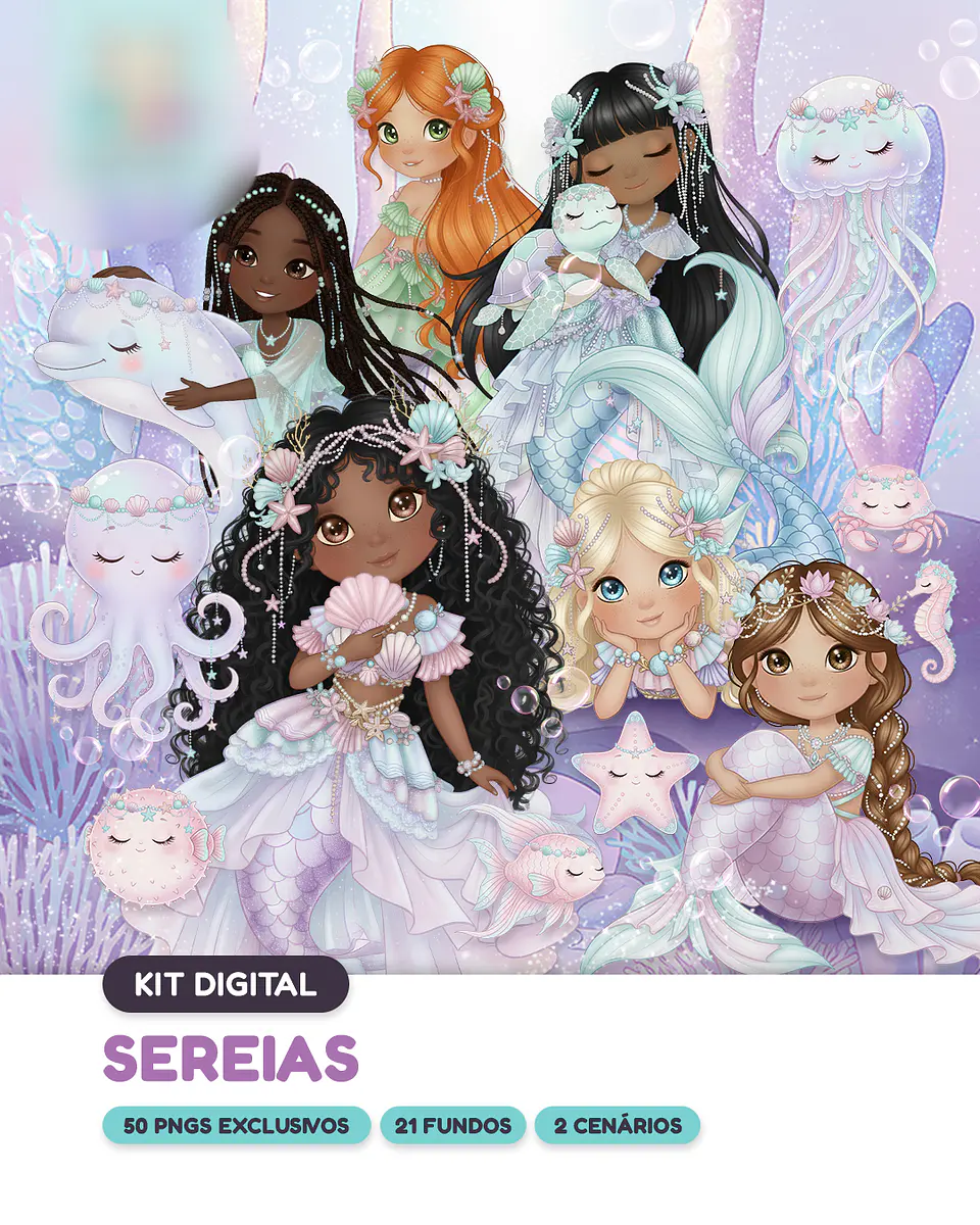 Sereias- Kit Digital    1