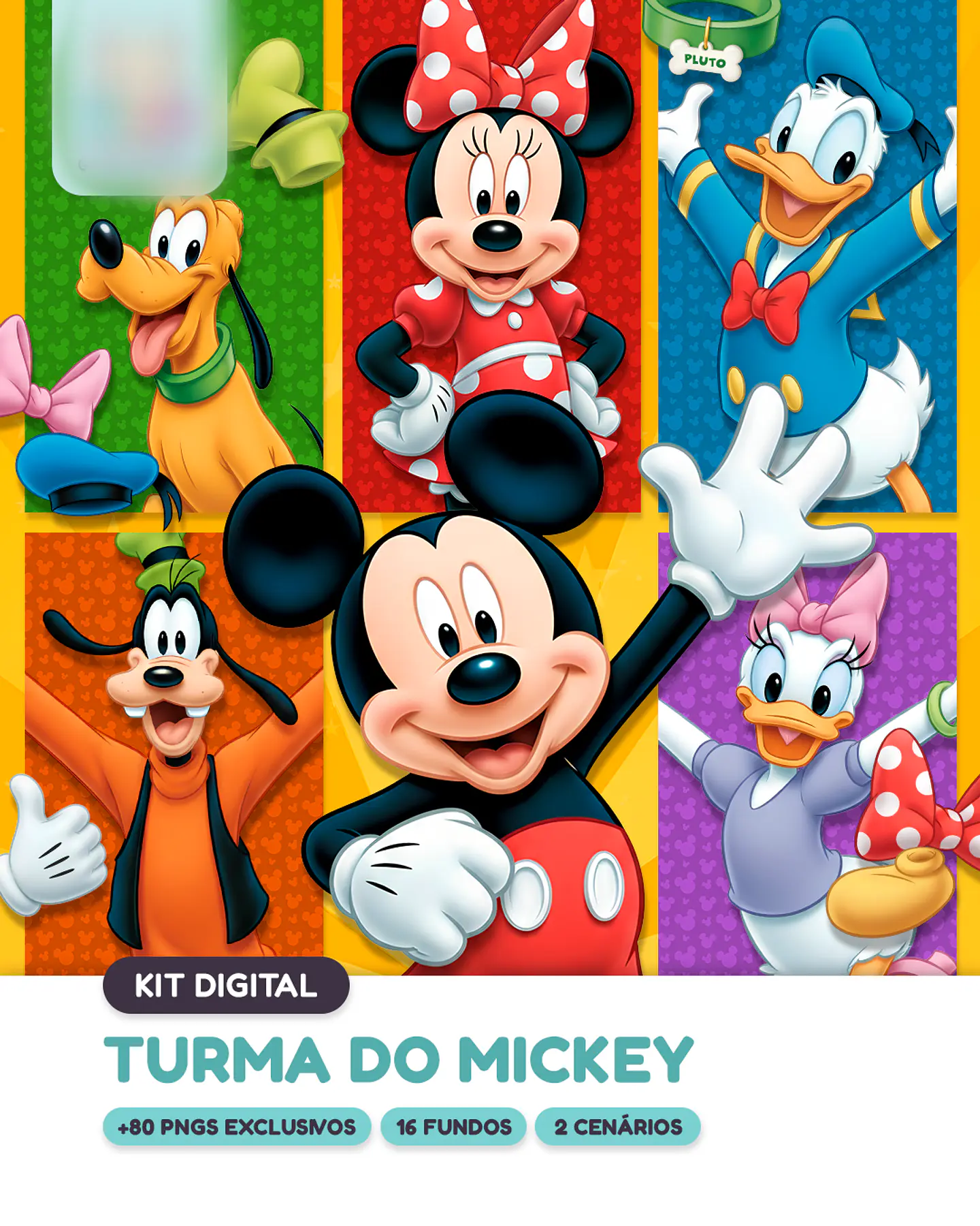 Turma do Mickey- Kit Digital     1