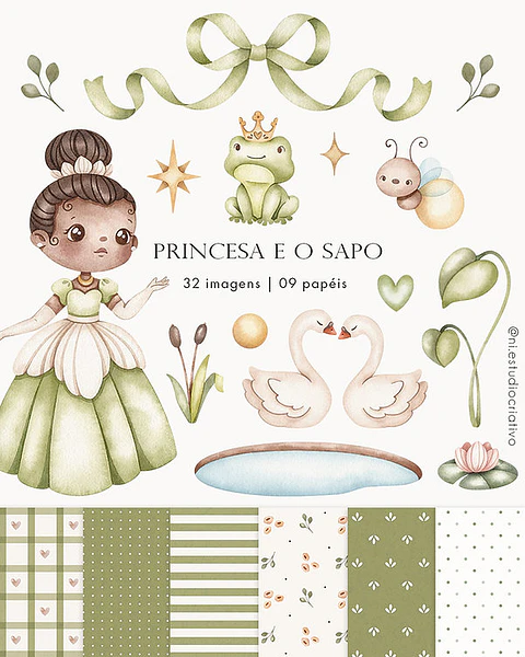 A princesa e o Sapo- Kit Digital     