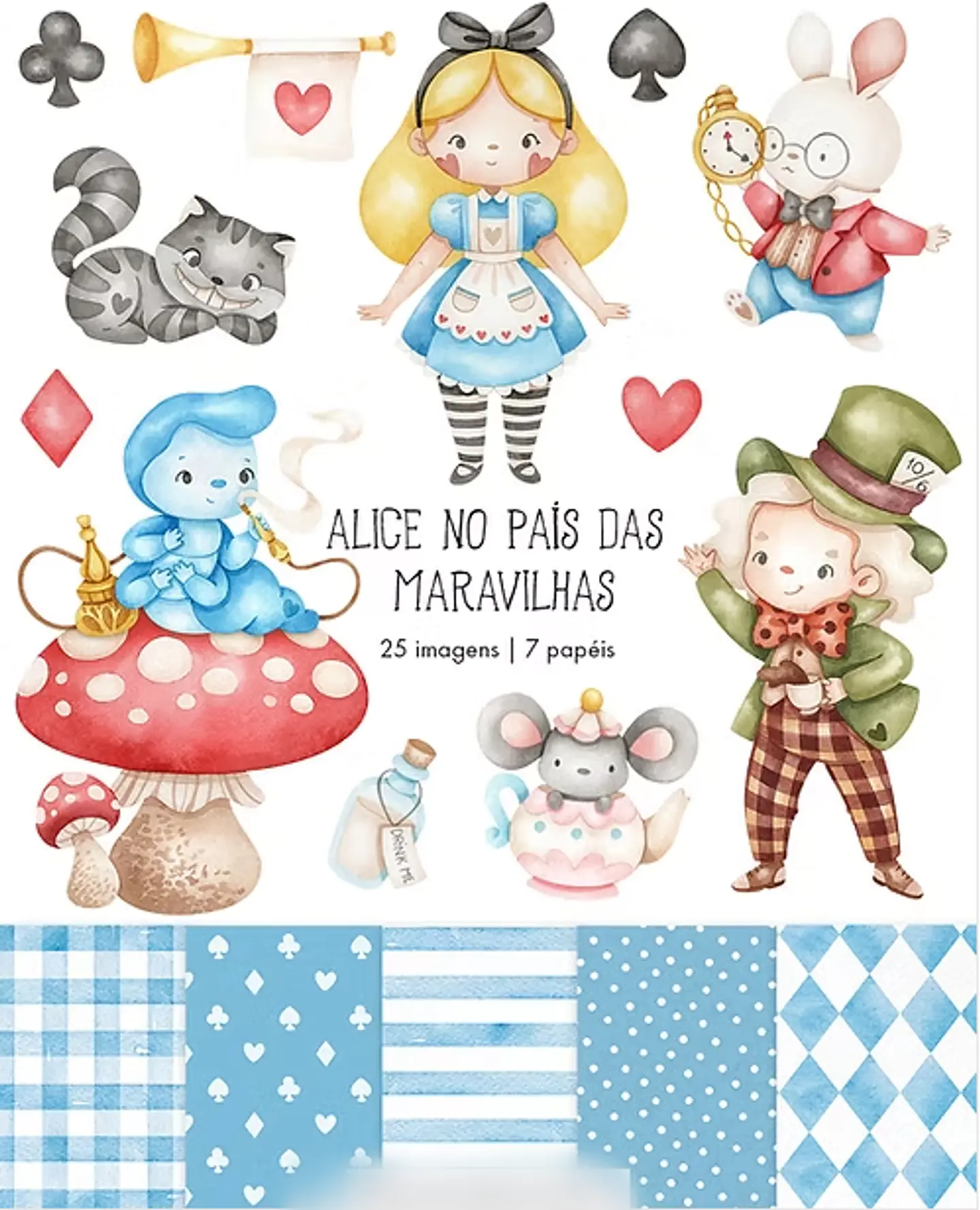 Alice no País das Maravilhas- Kit Digital   1