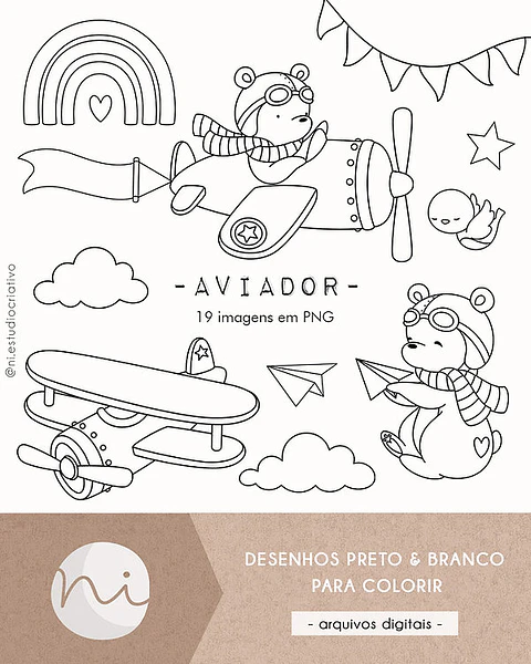 Aviador PeB- Kit Digital   