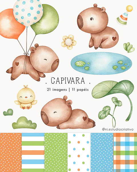 Capivara- Kit Digital  