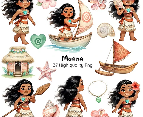 Moana- Kit Digital  
