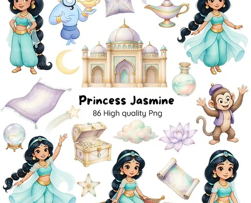 Princess Jasmine- Kit Digital 1