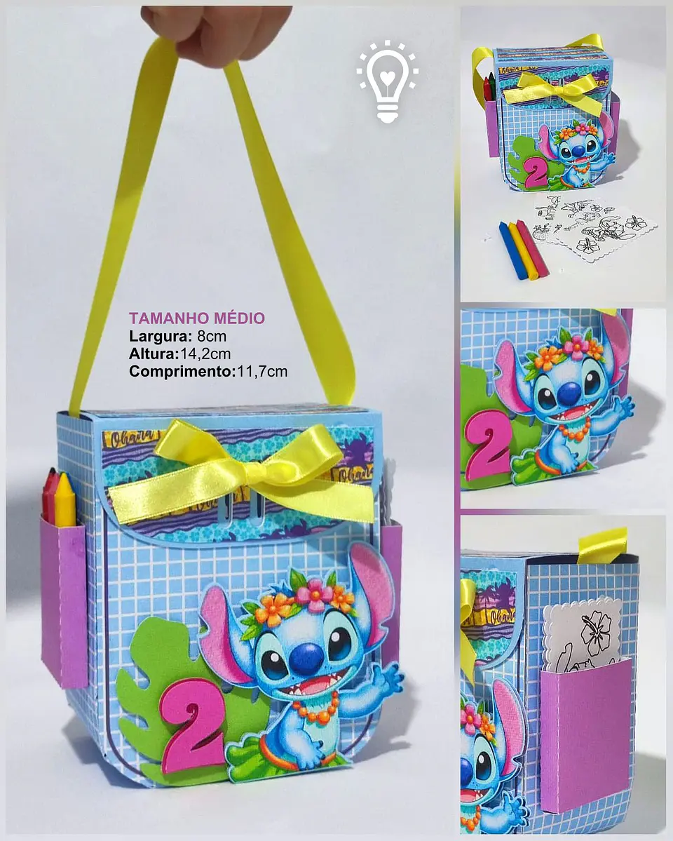Mochila Stitch - Arquivo de Corte 1
