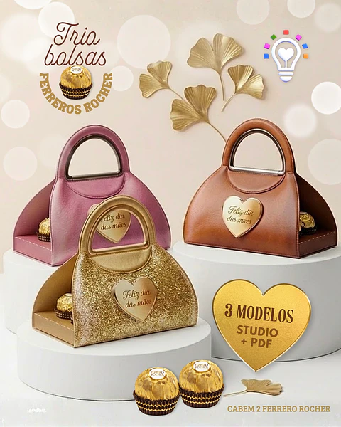 Bolsinha 2 Ferrero - Arquivo de Corte