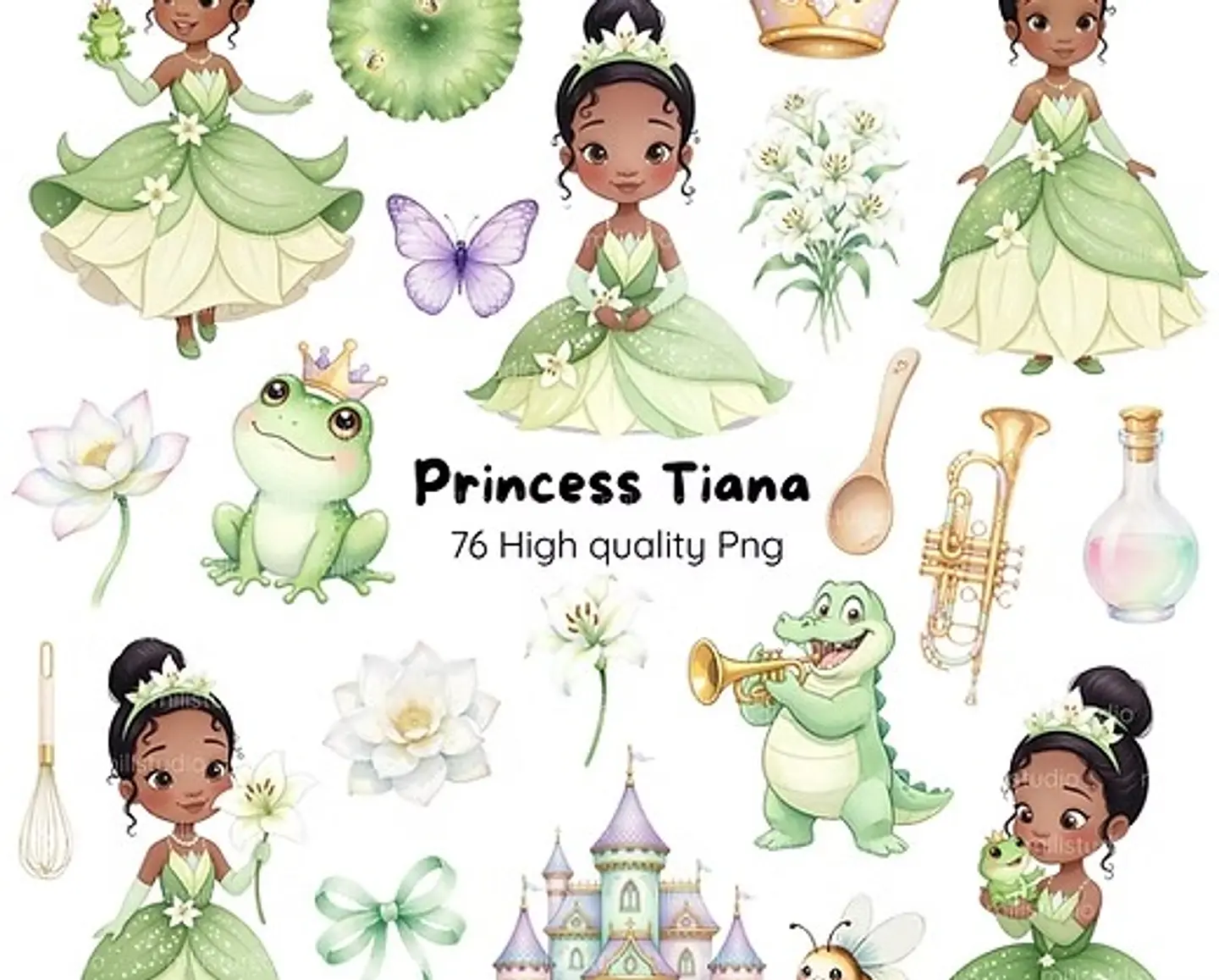 Princess Tiana - Kit Digital 1